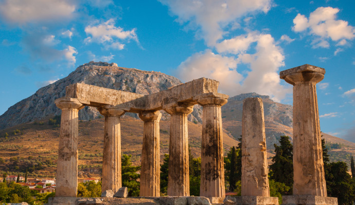 Temple of Apollo Ancient Corinth Original