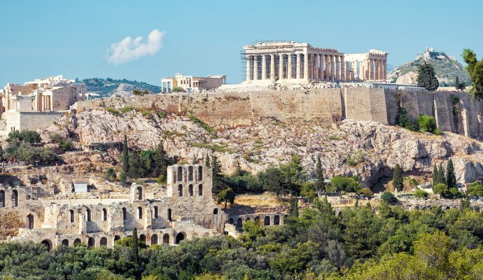 Panoramic,View.The,Acropolis,of,Athens,,Greece.